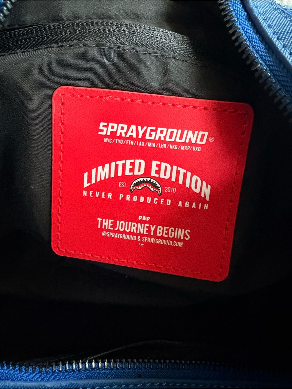 Sprayground Trinity Ocean Mini Duffle bag - Picture 7 of 8